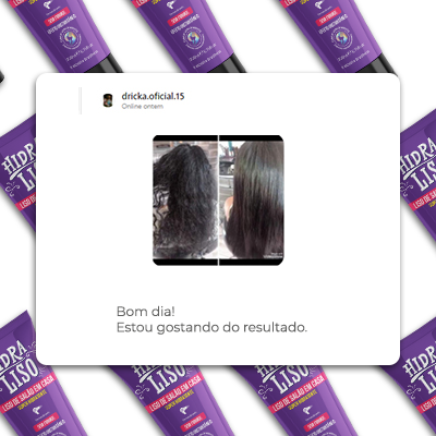 Hidraliso funciona em cabelo cacheado resultado.