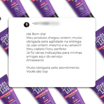 Alisamento sem formol hidraliso efeito natural.