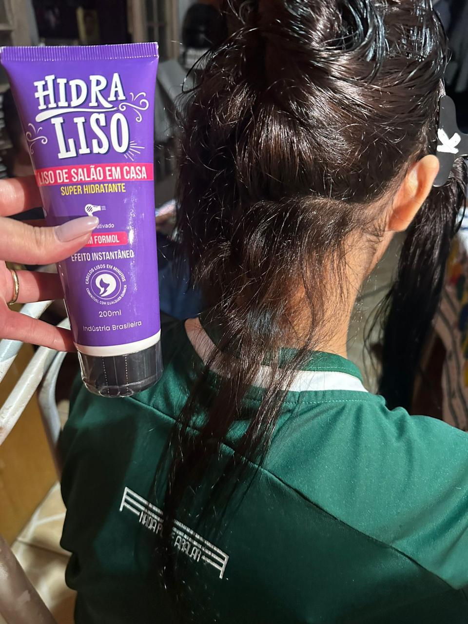 Resultado imediato do Hidraliso comparando antes e depois