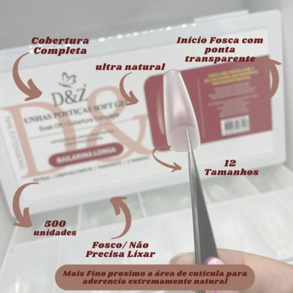 unhas postiças Benefícios