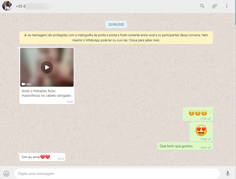 Hidraliso efeito alinhamento capilar profundo.