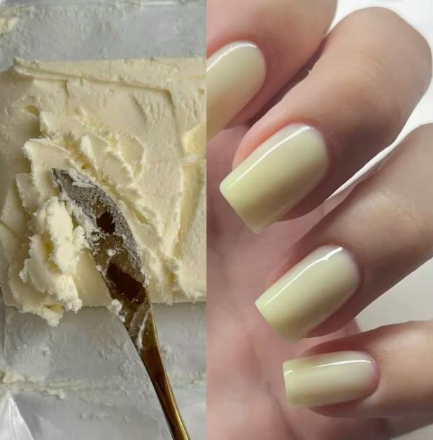 Modelos de unhas amarelas com nail art sofisticada.