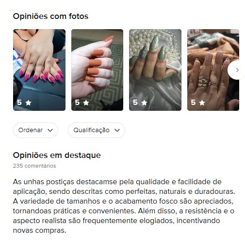 unhas postiças para Alongamento de Unhas