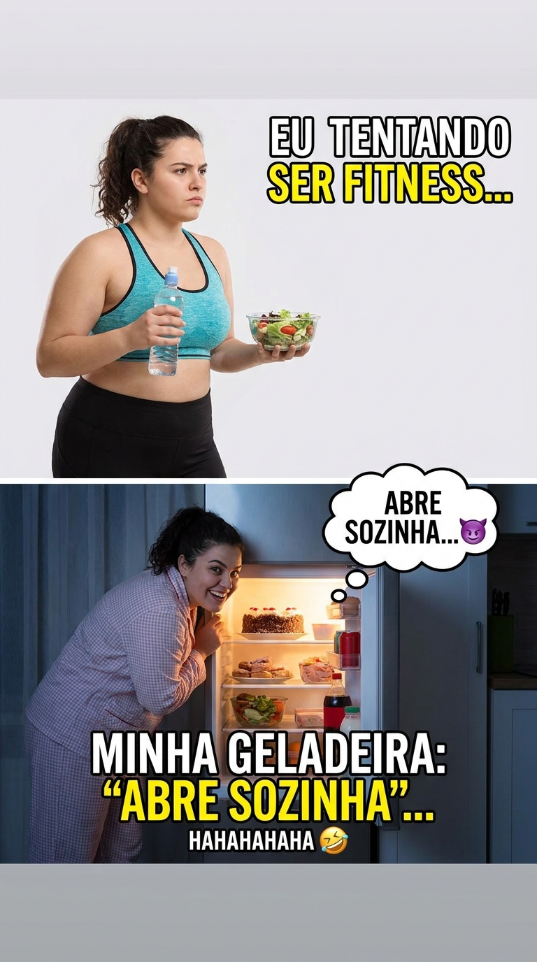 Eu tentando ser fitness