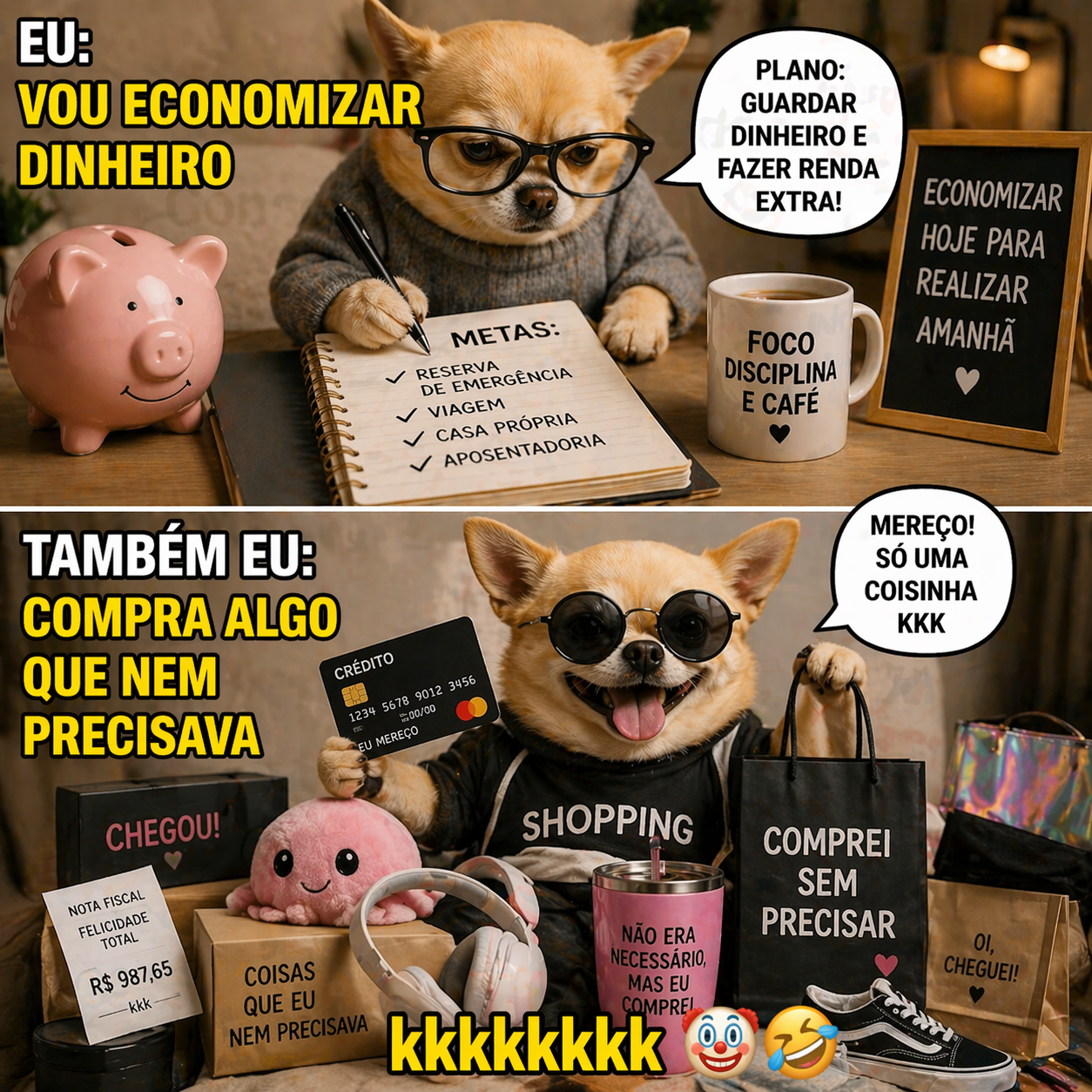5. Vou economizar dinheiro