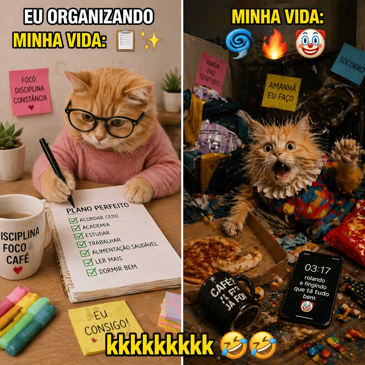 3. Eu organizando minha vida