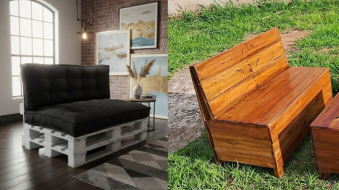 Sofá de Pallet: Fotos Inspiradoras e Ideias Criativas.
